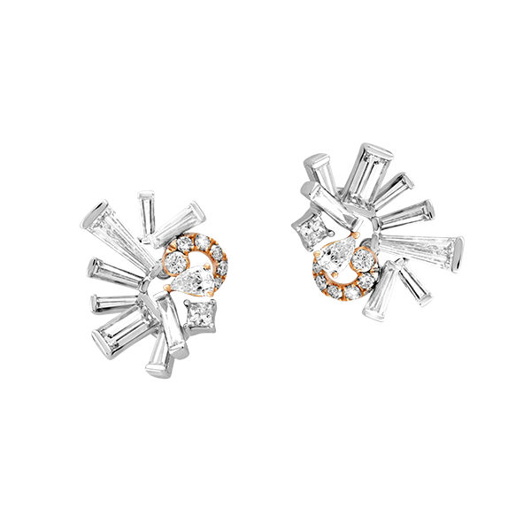Pinwheel 系列钻石耳环