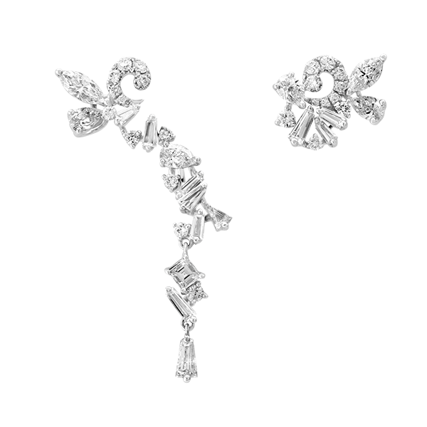 Bouquet 系列钻石耳环