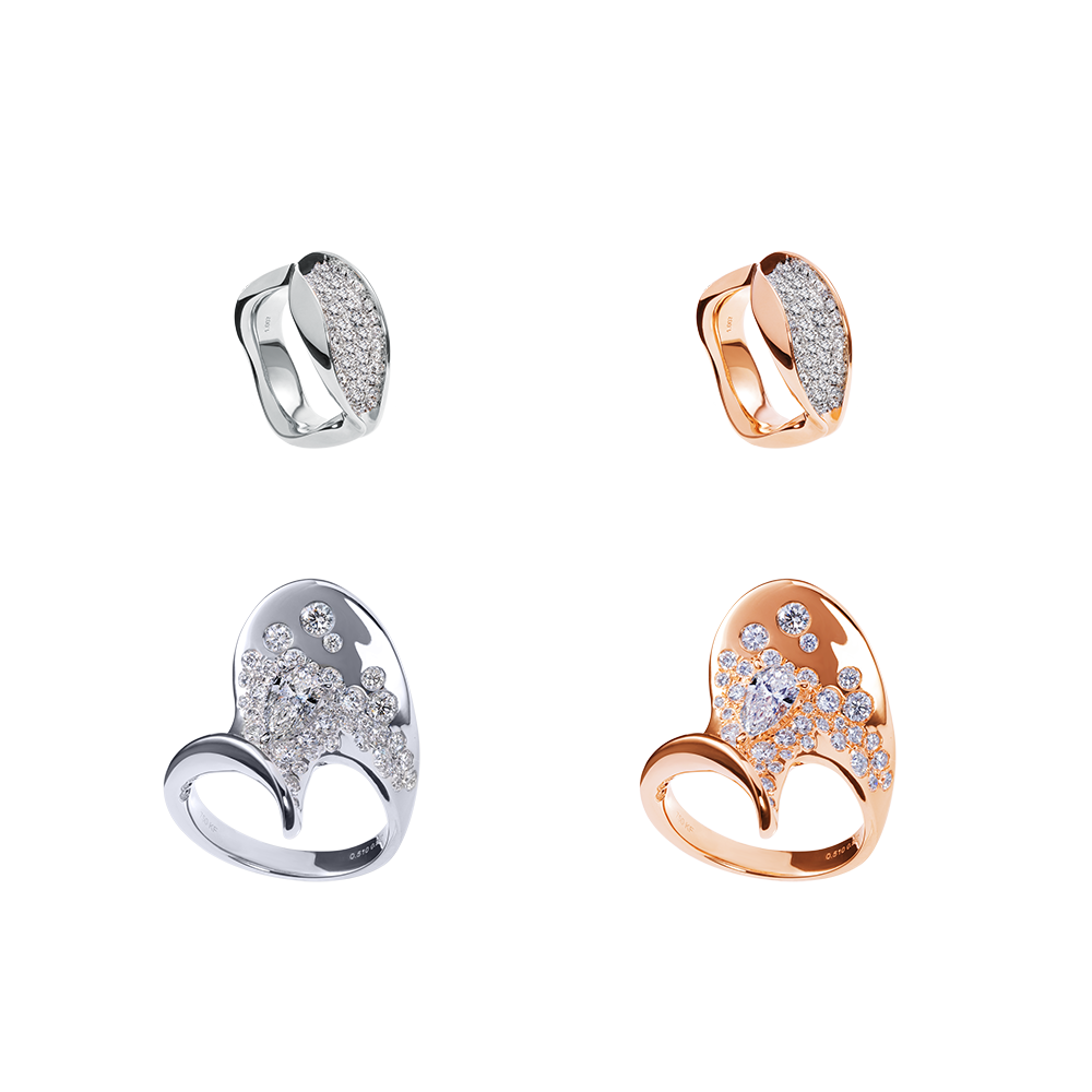 景福珠寶推出全新GIA Twilight 珠寶系列 </br> 巧妙設計突顯鑽石的靈動光芒