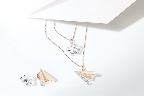 景福珠寶「紙飛機系列」鑽飾 以簡約時尚輕珠寶喚起每個人的純真童心