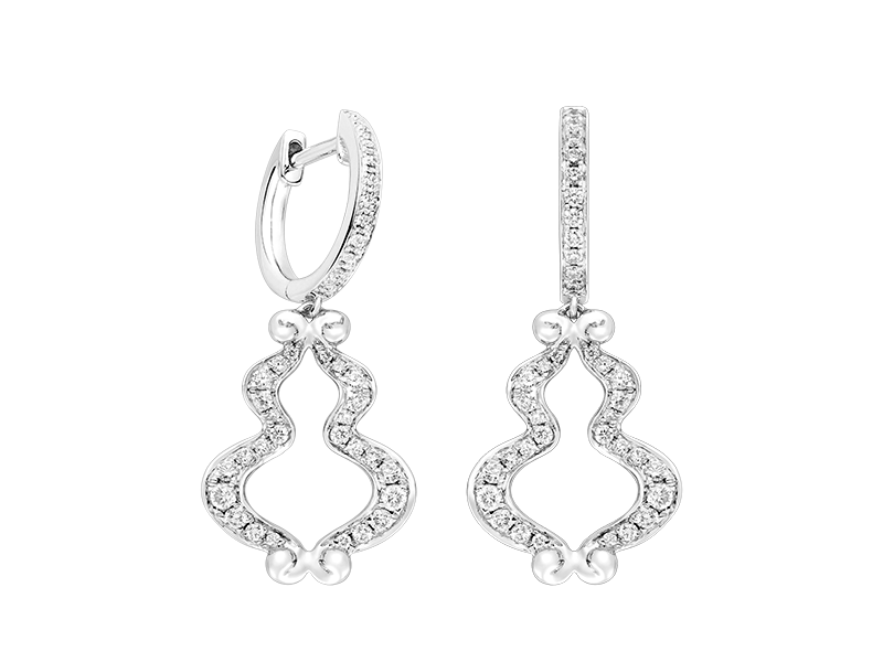 18K GOLD DIAMOND EARRING