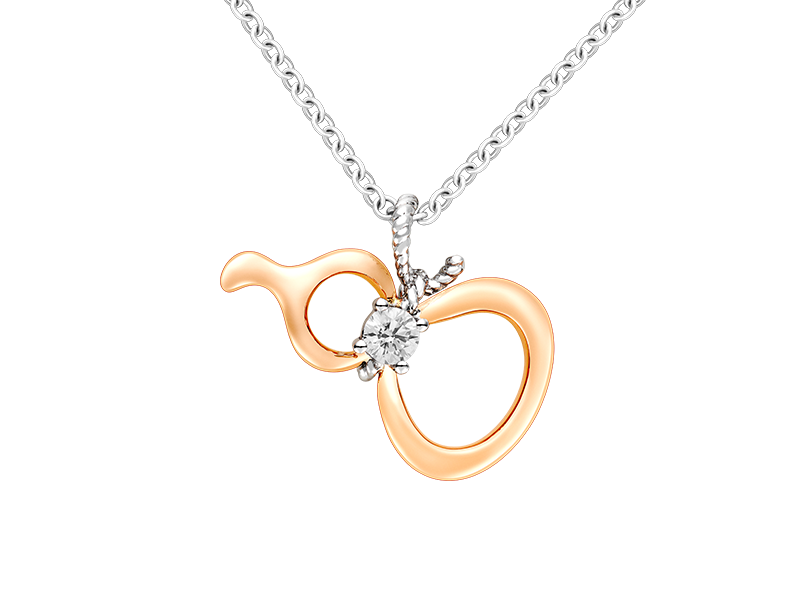 18K GOLD DIAMOND PENDANT