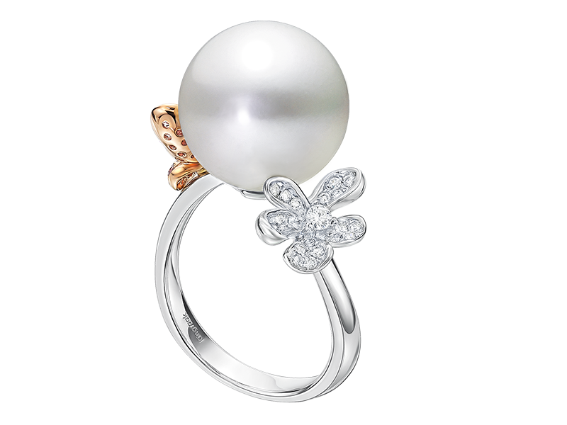 18K GOLD SOUTH SEA PEARL RING