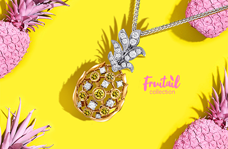 King Fook Jewellery presents the Fruitail Collection </br> A Juicy Feast of Bejewelled Symbolism