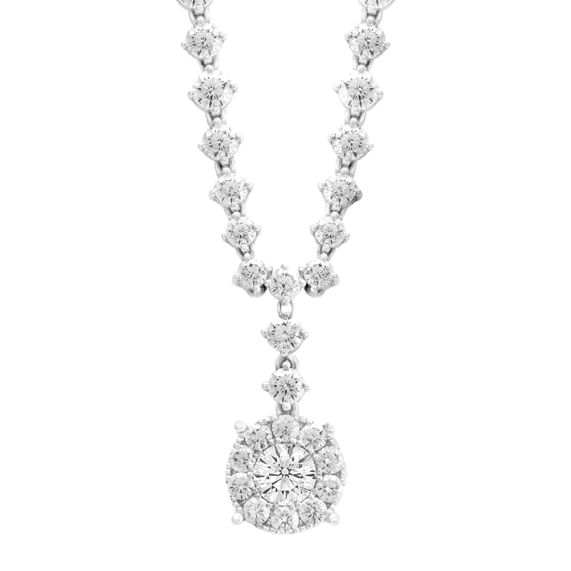 SOLASFERA 18K GOLD DIAMOND GIA NECKLACE