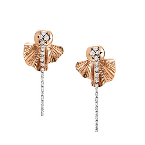 PALMIERO 18K GOLD DIAMOND EARRING