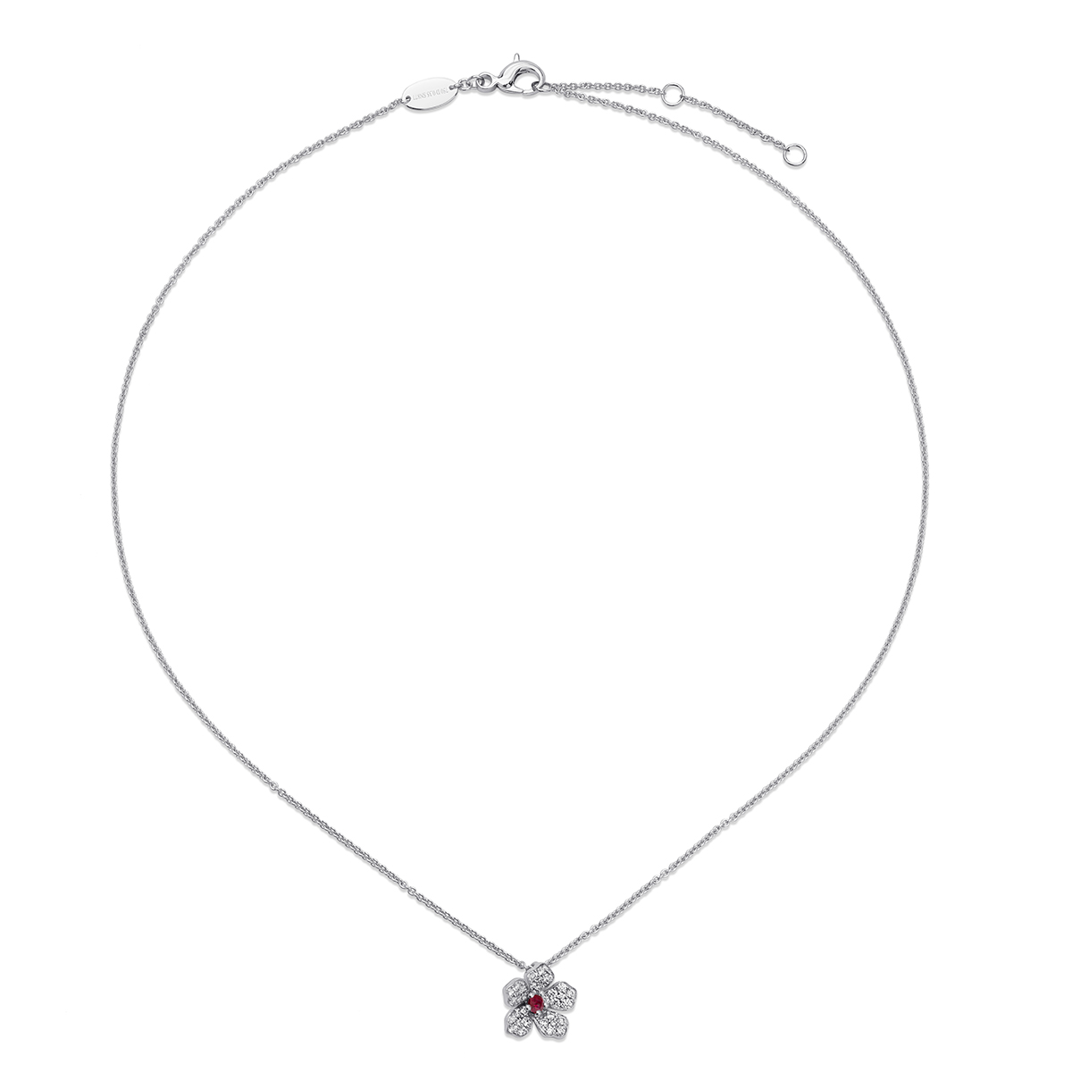 STENZHORN 18K GOLD RUBY NECKLACE