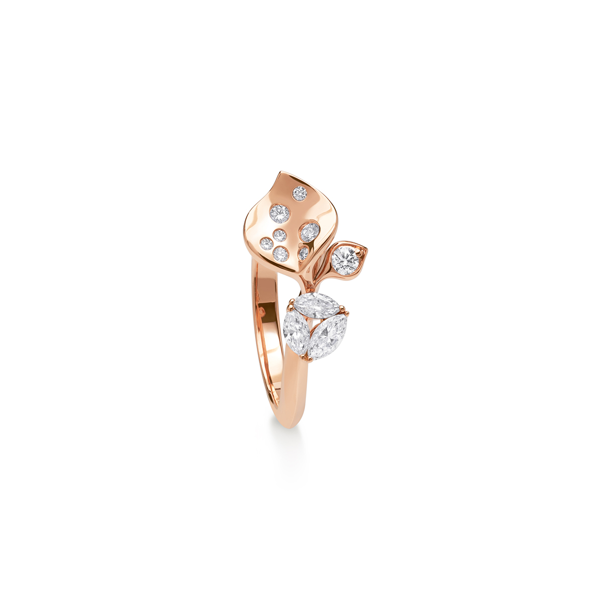 STENZHORN 18K GOLD DIAMOND RING