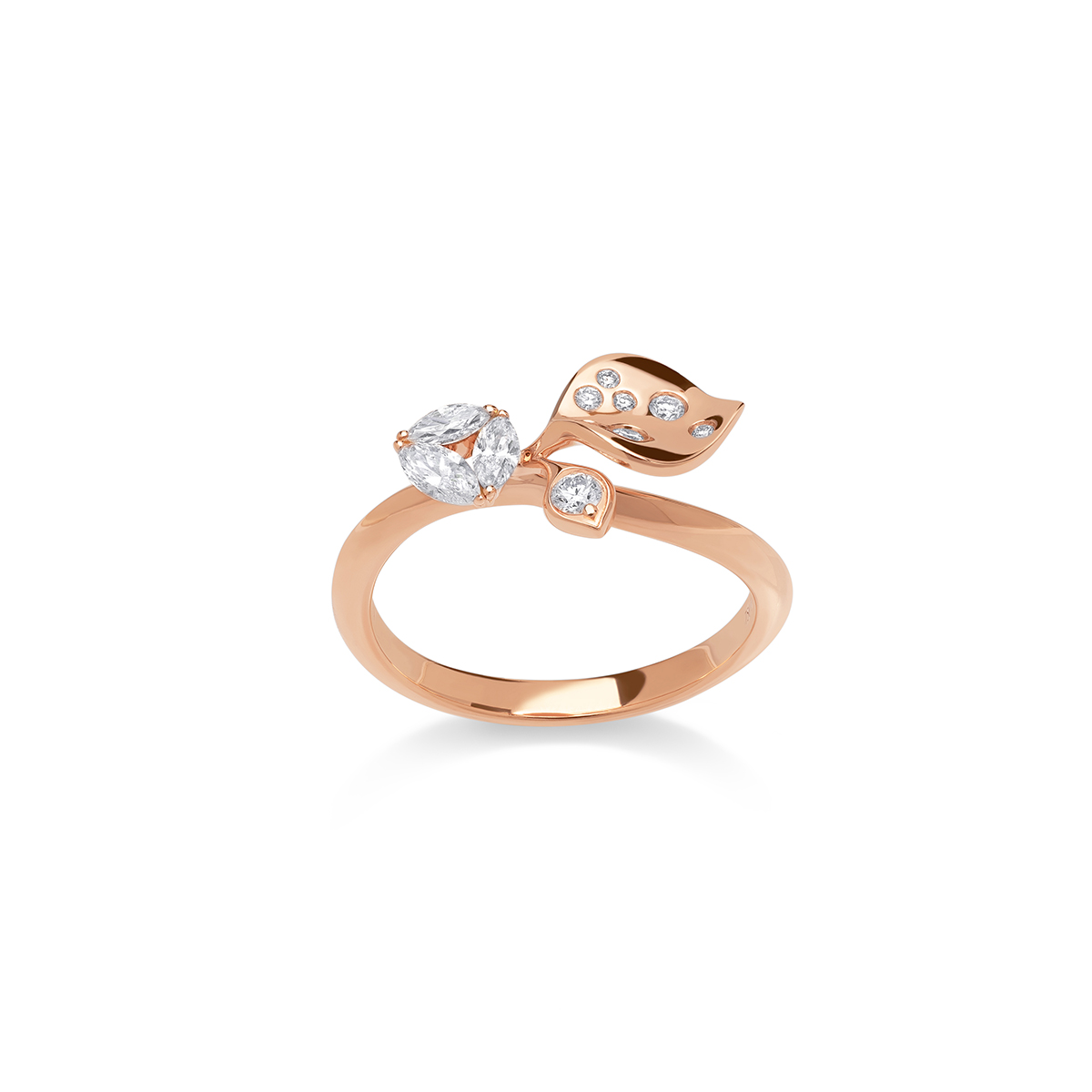 STENZHORN 18K GOLD DIAMOND RING