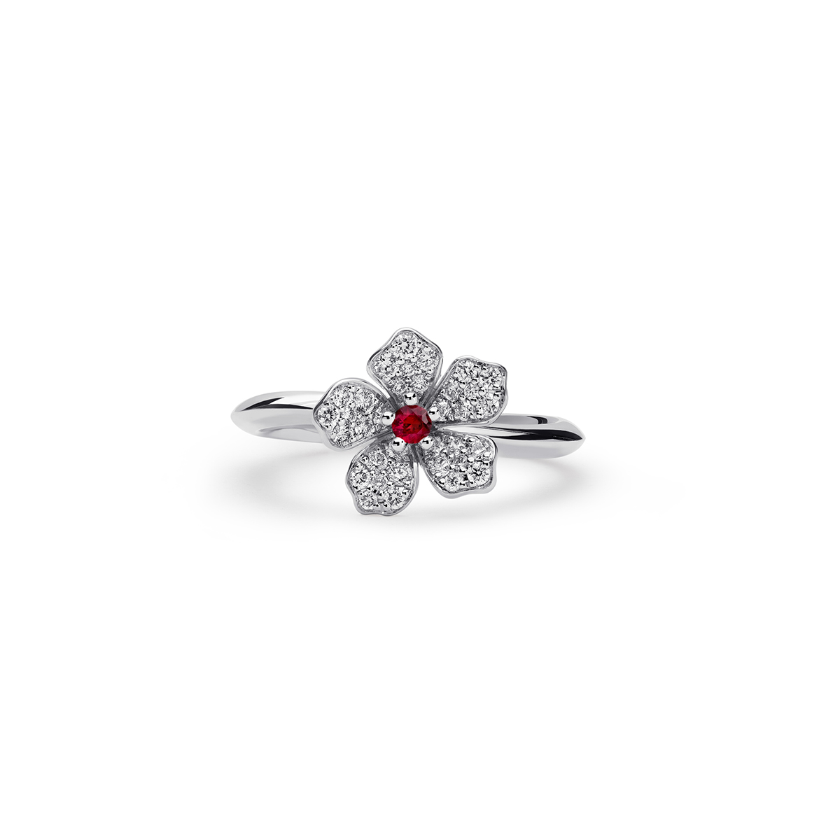 STENZHORN 18K GOLD RUBY RING