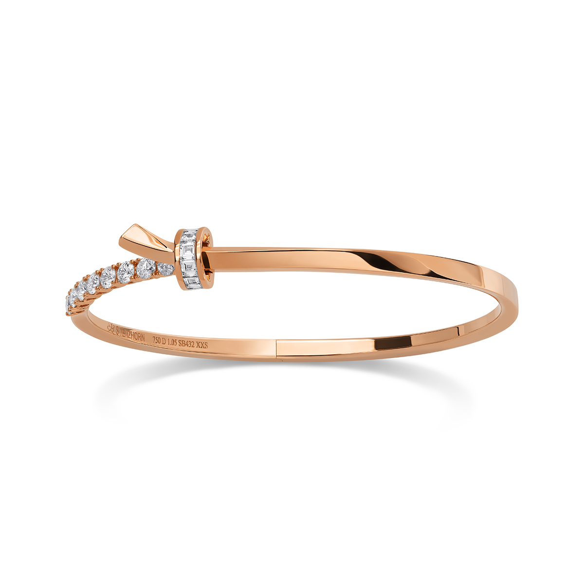 STENZHORN 18K GOLD DIAMOND BANGLE
