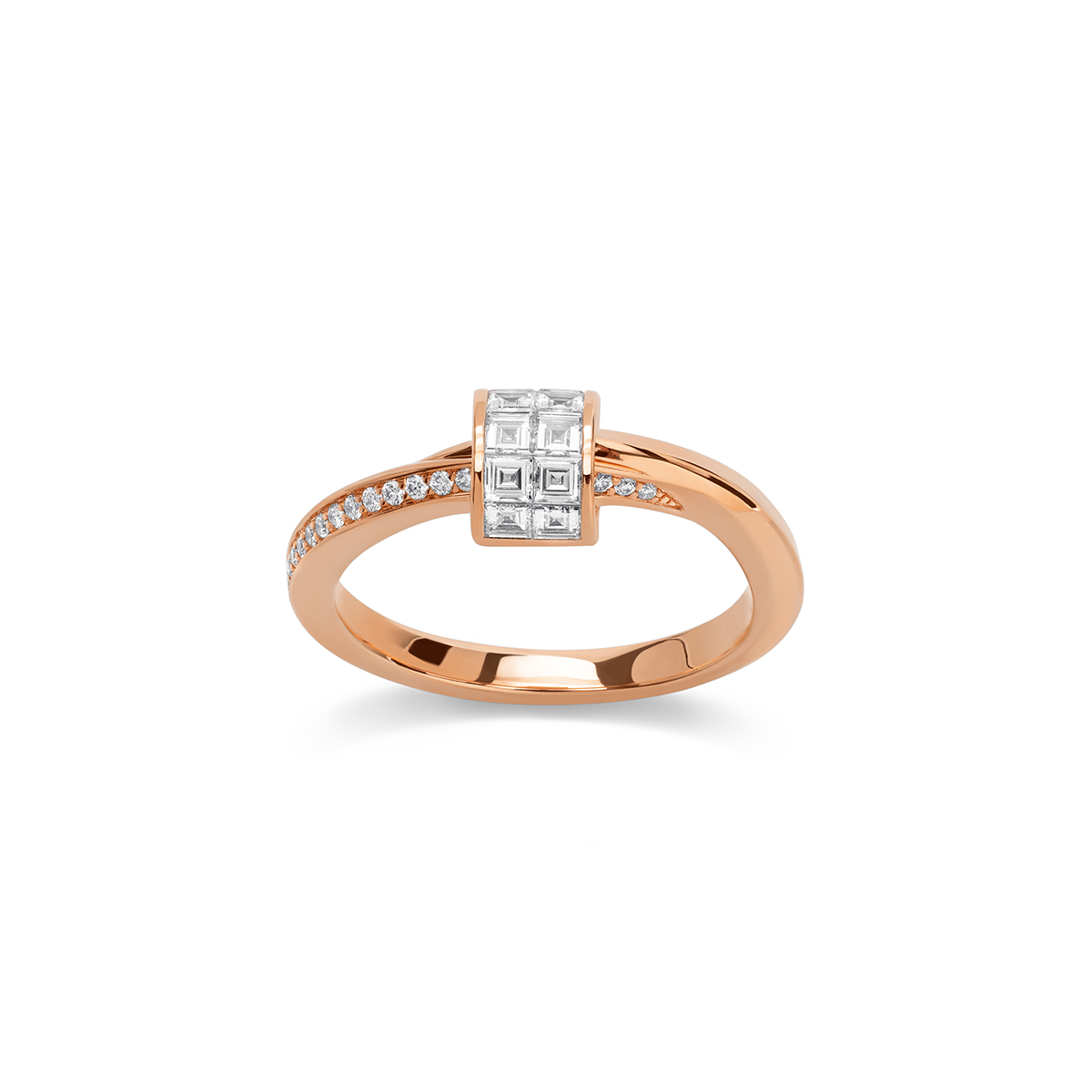 STENZHORN 18K GOLD DIAMOND RING