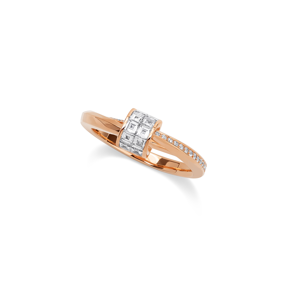 STENZHORN 18K GOLD DIAMOND RING