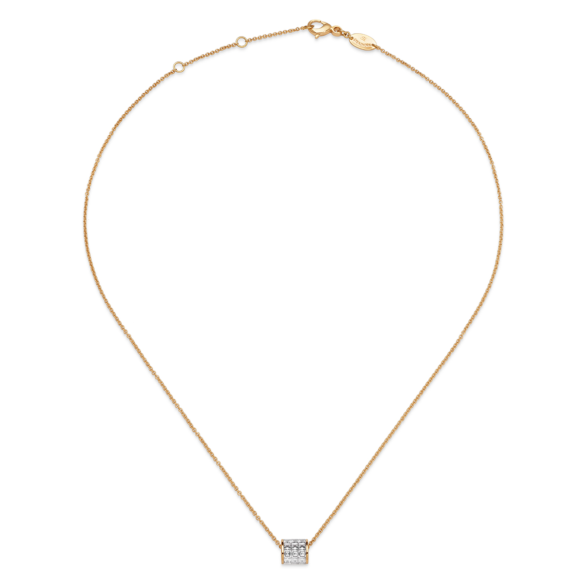 STENZHORN 18K GOLD DIAMOND NECKLACE
