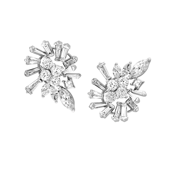 Palm Collection Diamond Earrings