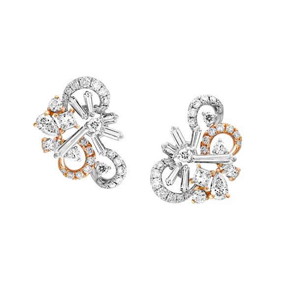 Pinwheel Collection Diamond Earrings
