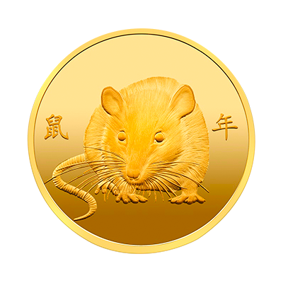 999.99 Chuk Kam King Fook Rat Gold Medal（15G）
