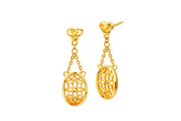 999.9 Chuk Kam Dangle Earring