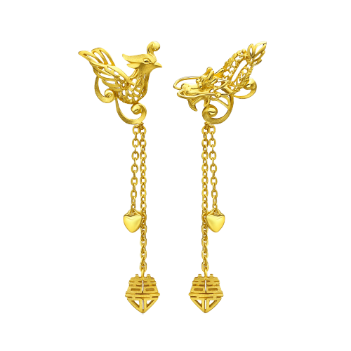 999.9 Chuk Kam Dangle Earring