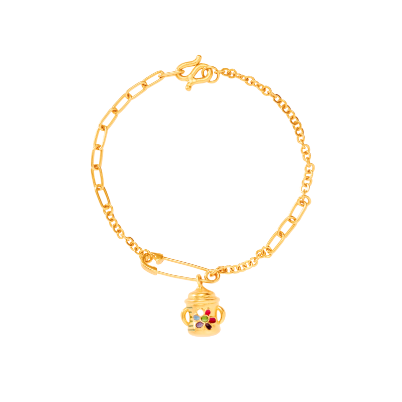 Milk Bottle Charm Chuk Kam Bracelet