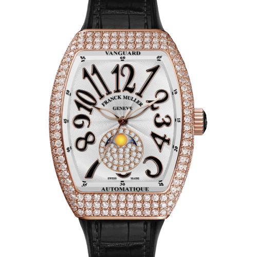 FRANCK MULLER 32X42.3MM 18K ROSE GOLD AUTOMATIC WATCH