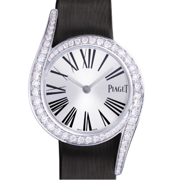 PIAGET 26mm 18K WHITE GOLD & DIAMOND QUARTZ WATCH